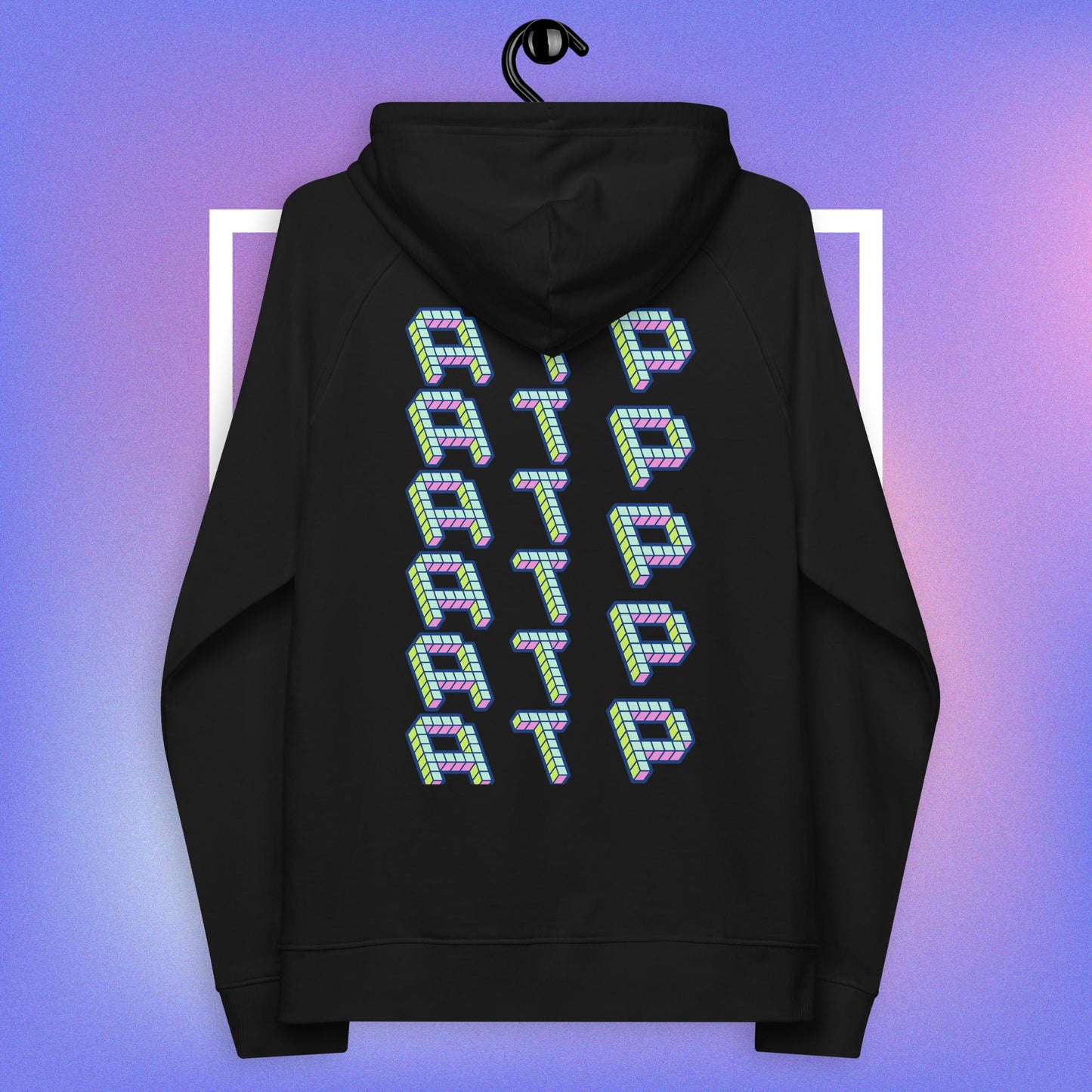 ATP Unisex eco raglan hoodie