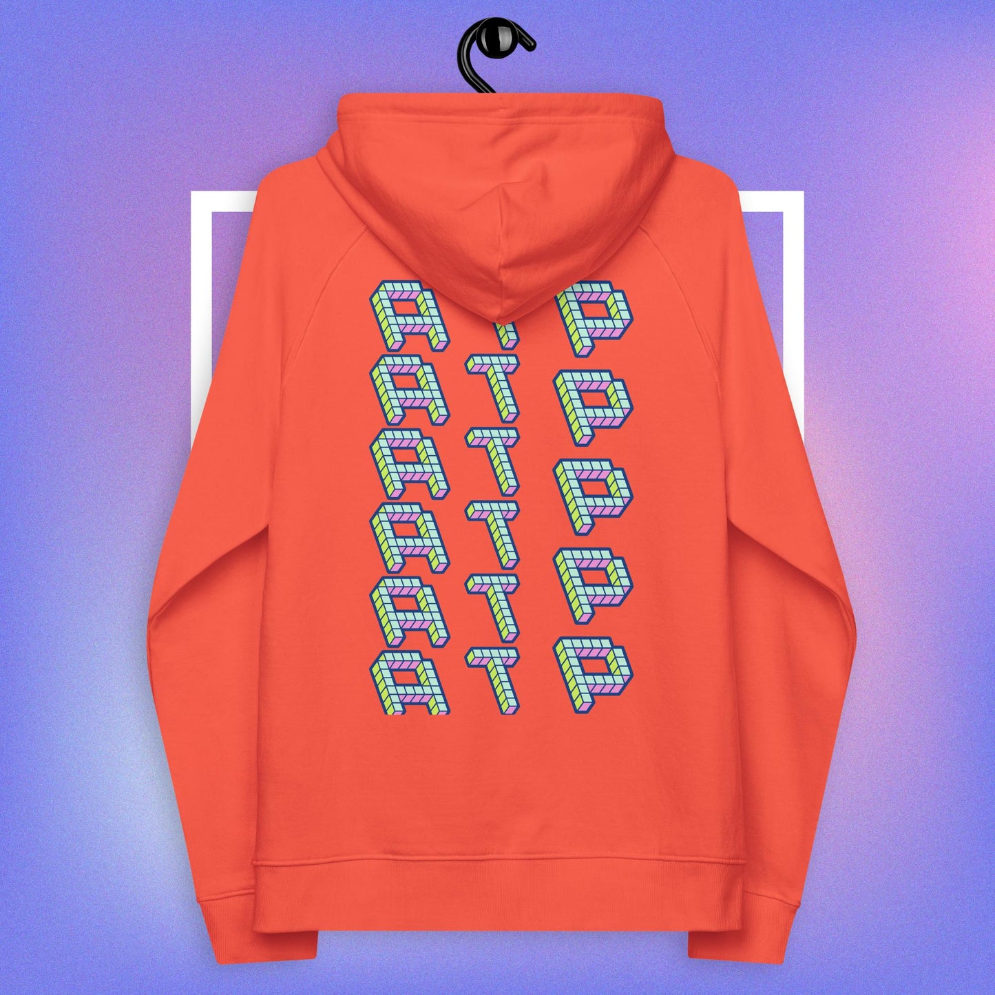 ATP Unisex eco raglan hoodie