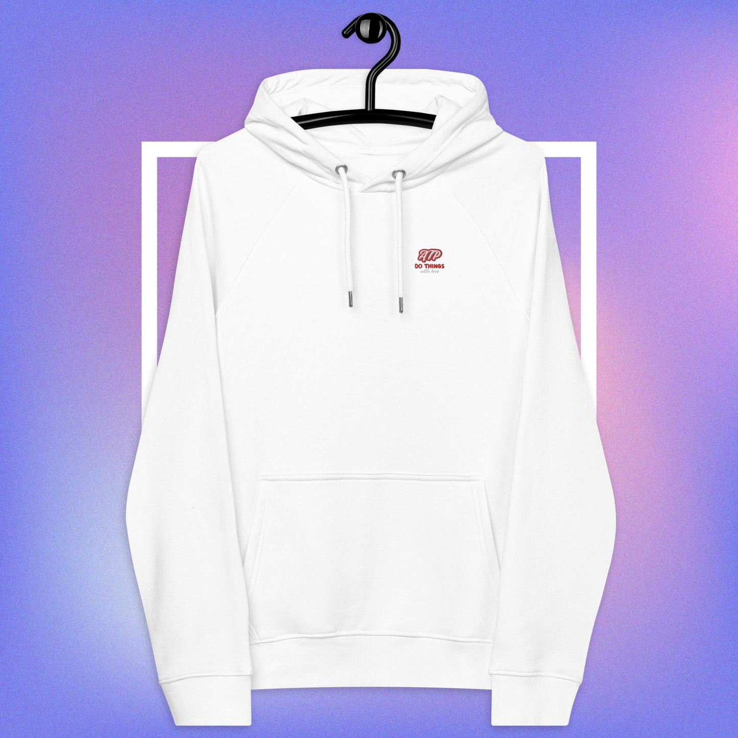 ATP Unisex eco raglan hoodie