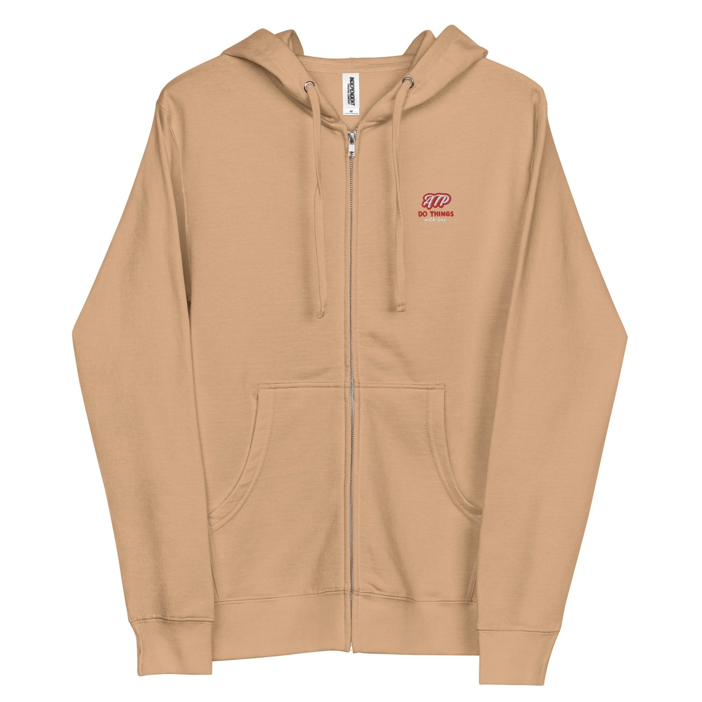ATP Unisex fleece fall zip up hoodie